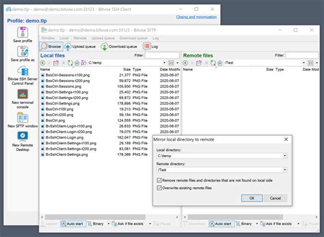 Bitvise SSH Server and